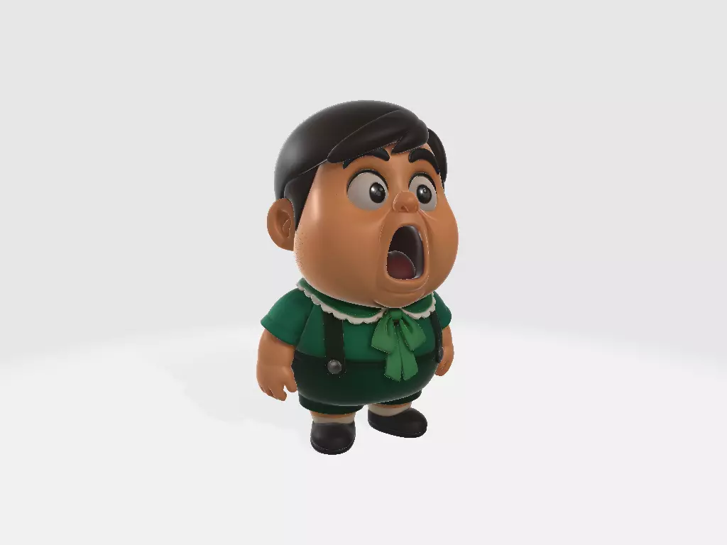 El Chavo del Ocho Cartoon Nono Model 02 3D print model