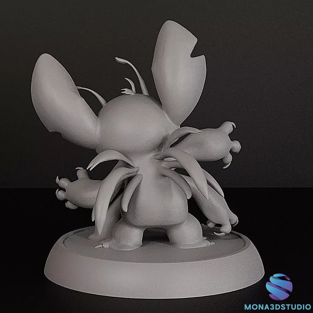 Stitch Four-Armed Power-Up 3D Printable 3D print model_3