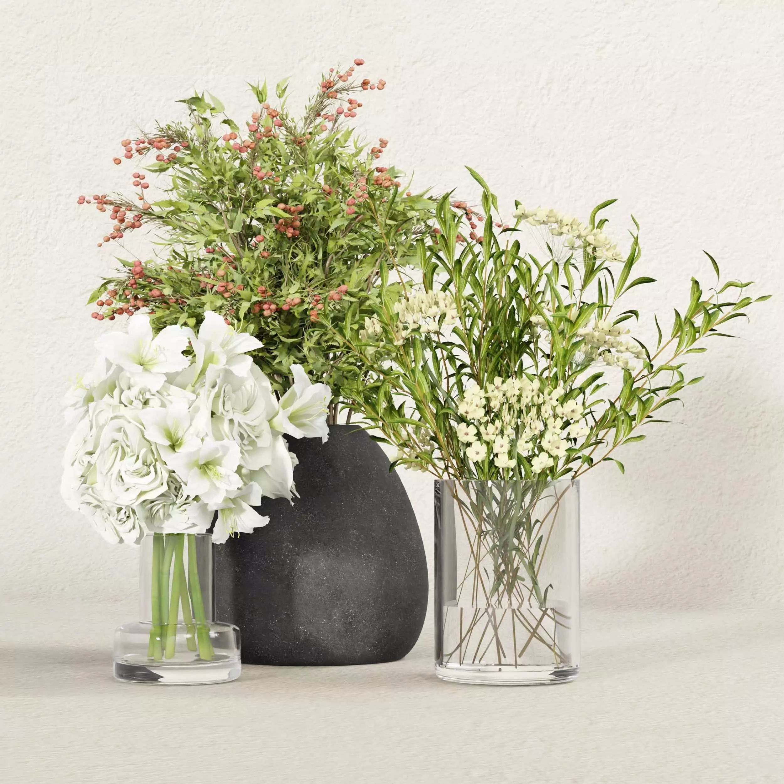 Flowe bouquets 04 3D model_0