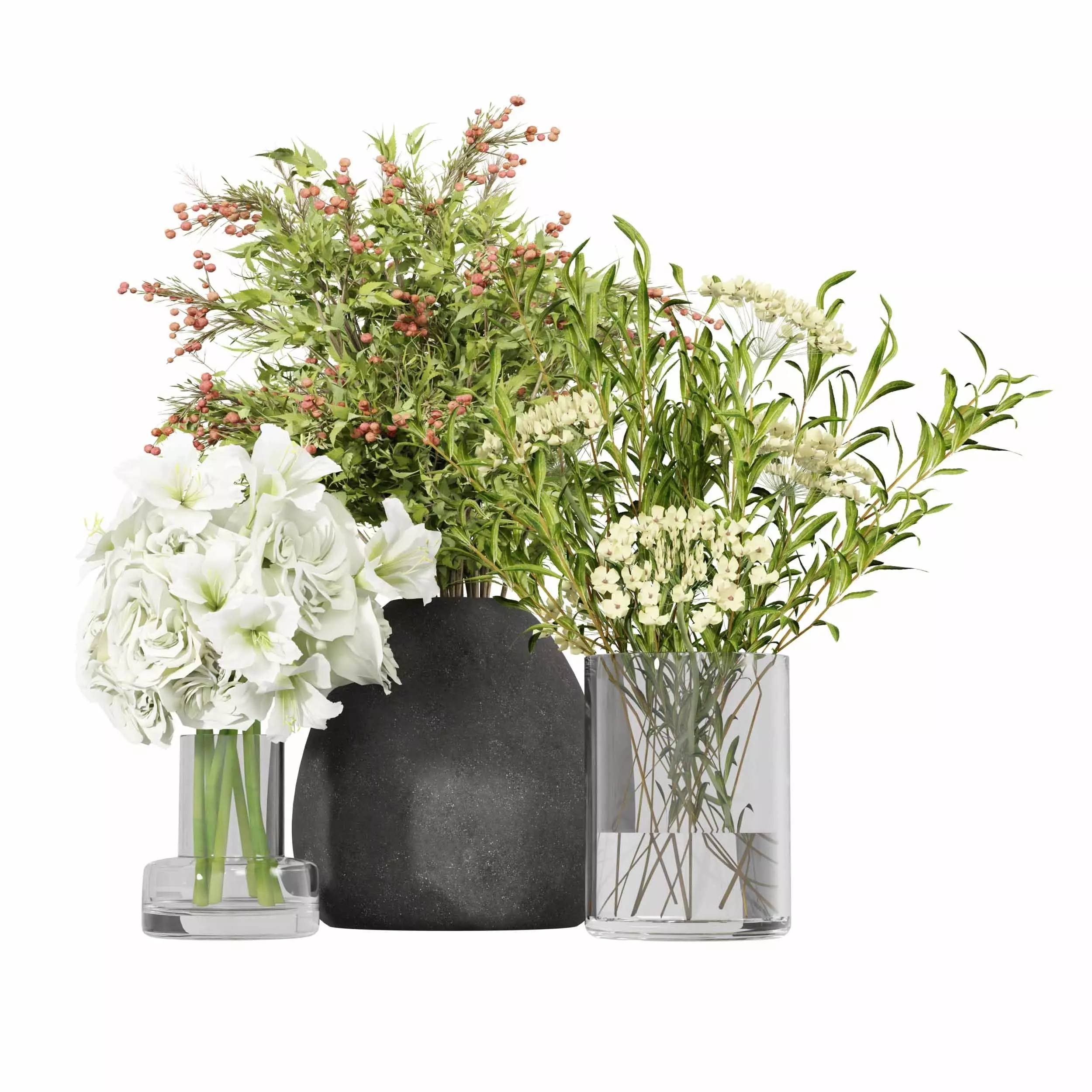 Flowe bouquets 04 3D model_1