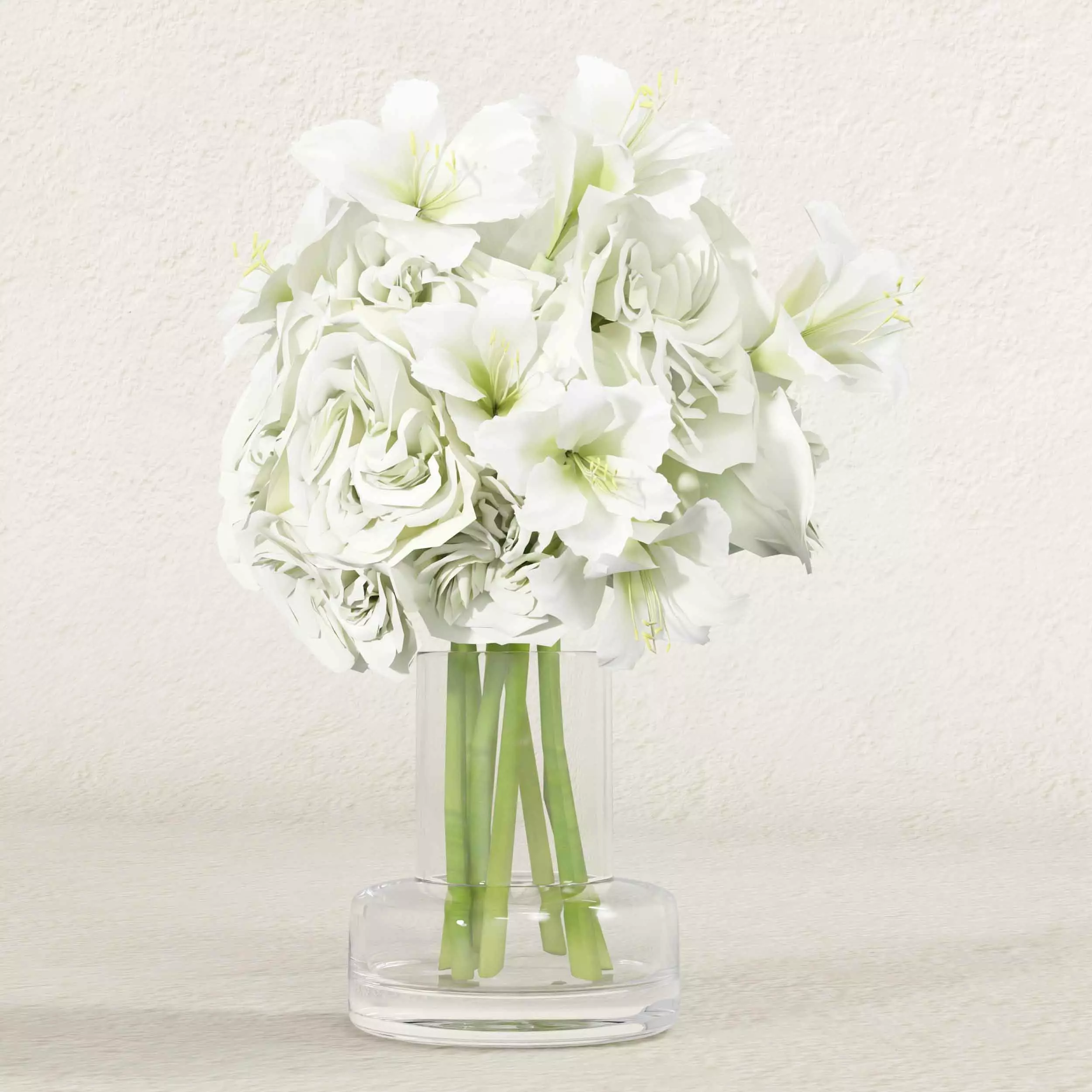 Flowe bouquets 04 3D model_4