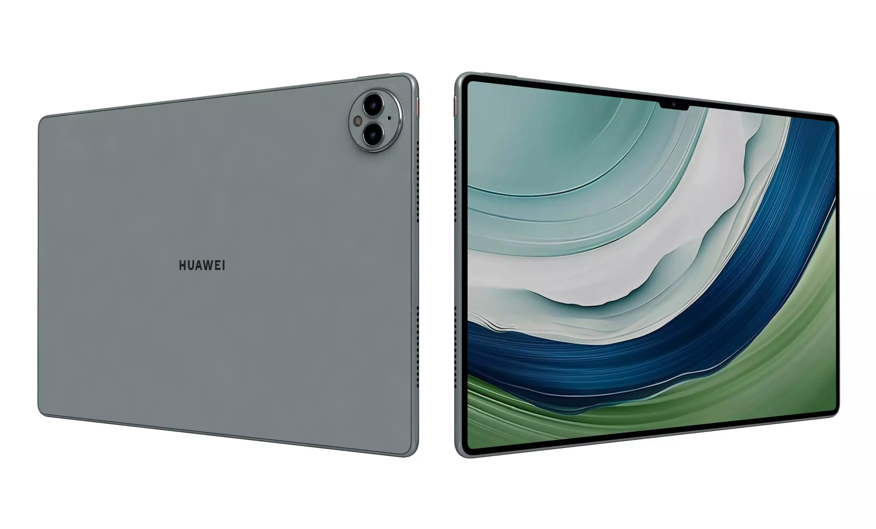 Huawei MatePad Pro 13 2 Green High Poly 3D model_3