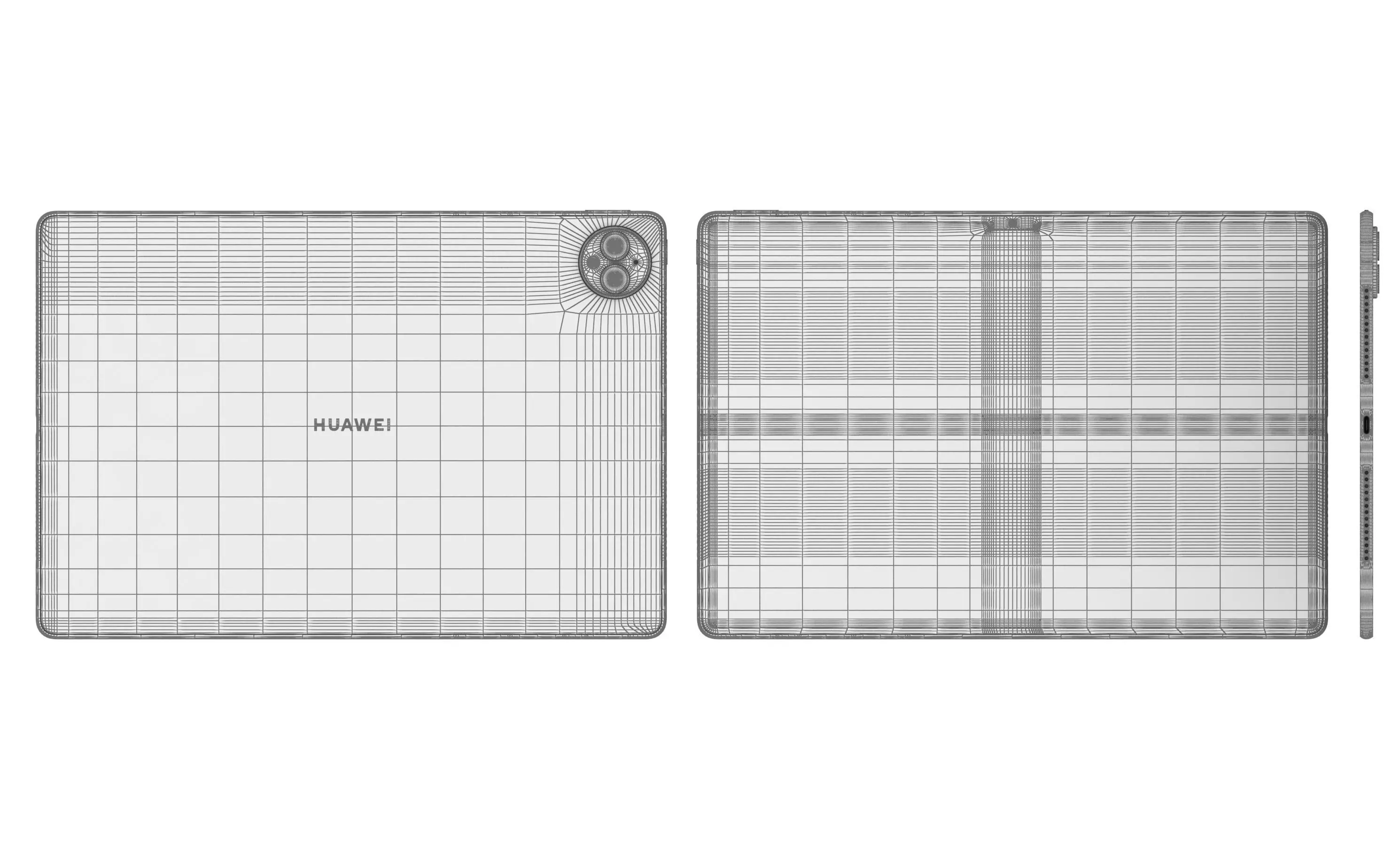 Huawei MatePad Pro 13 2 Green High Poly 3D model_11