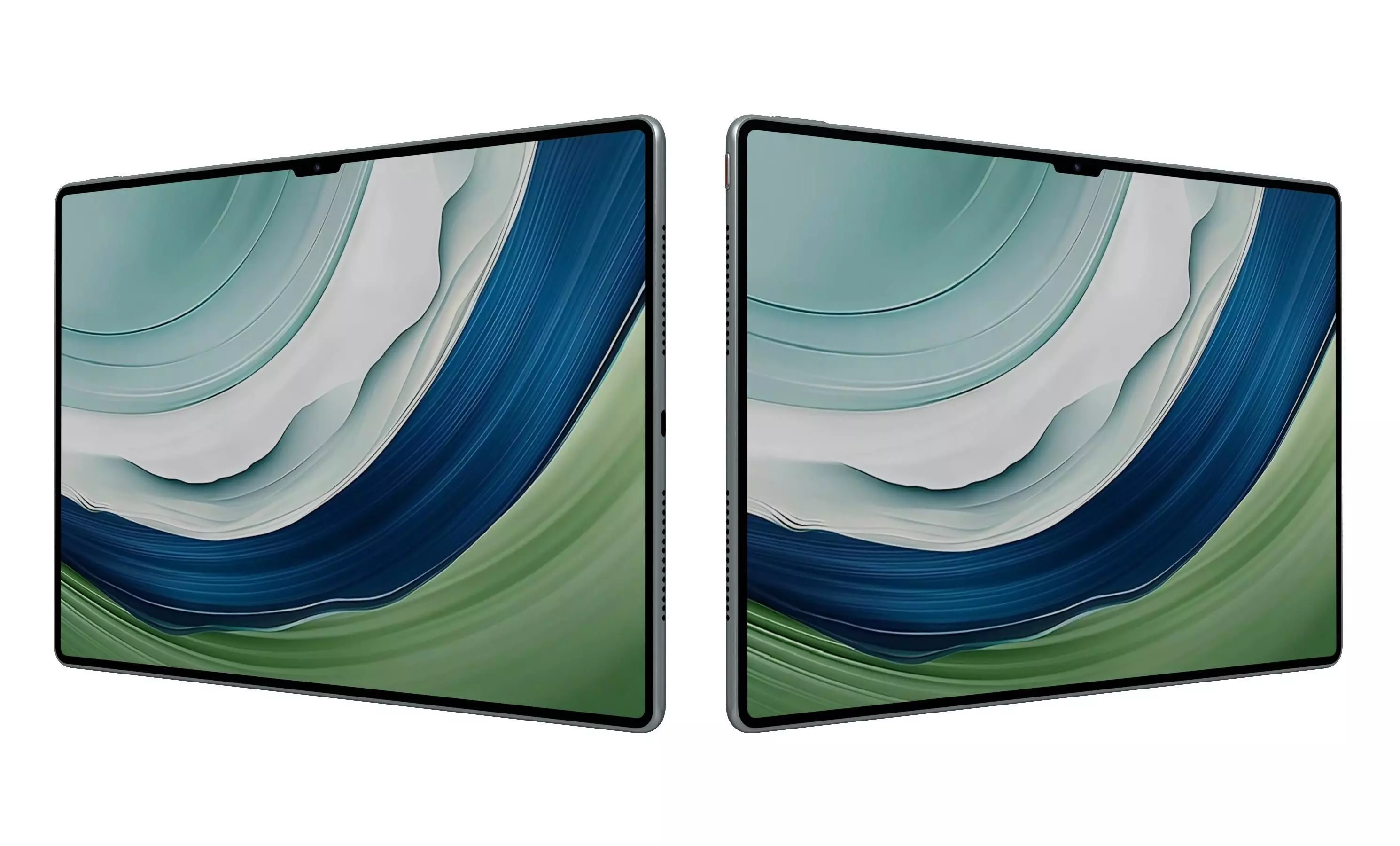 Huawei MatePad Pro 13 2 Green High Poly 3D model_2