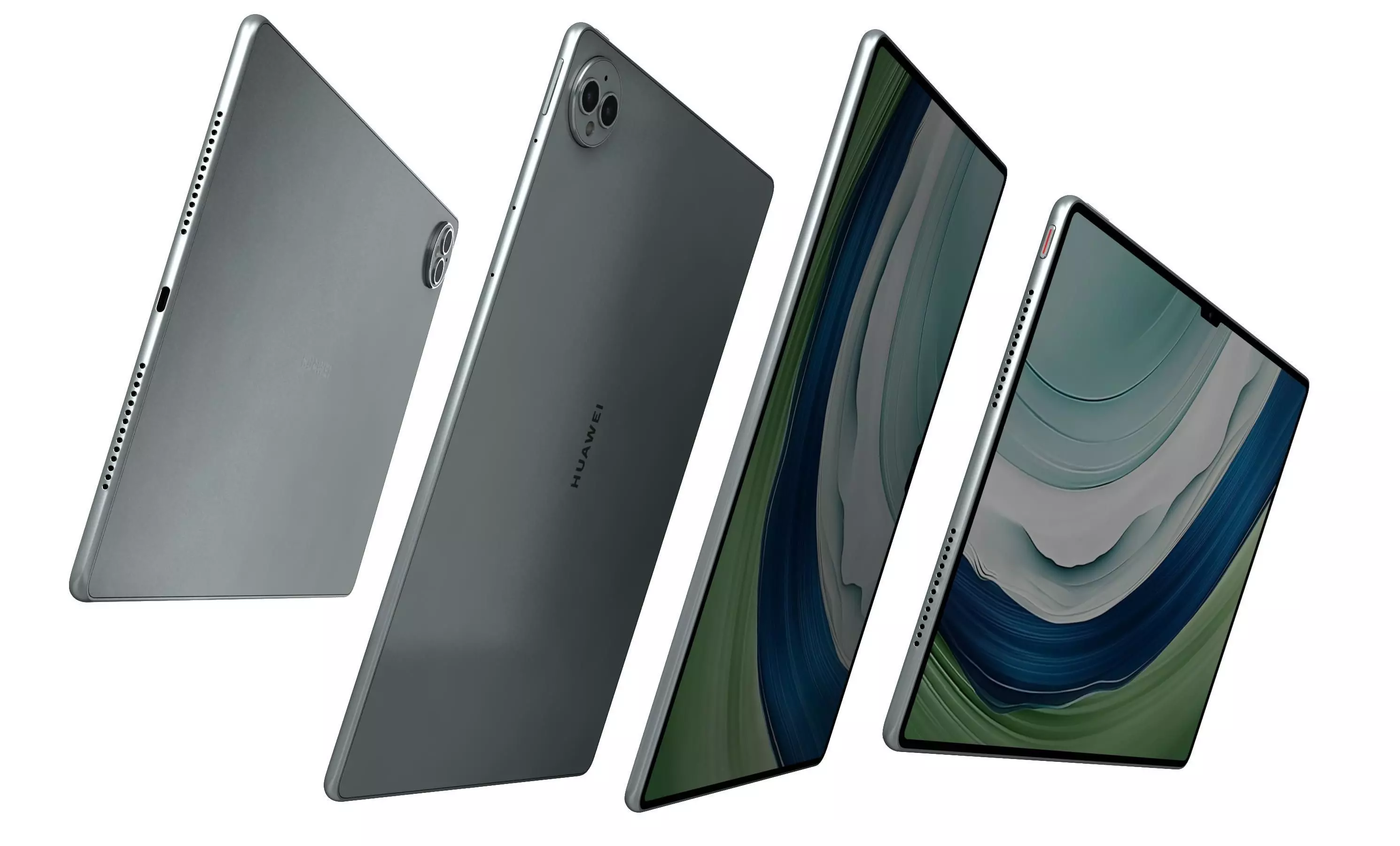 Huawei MatePad Pro 13 2 Green High Poly 3D model_5