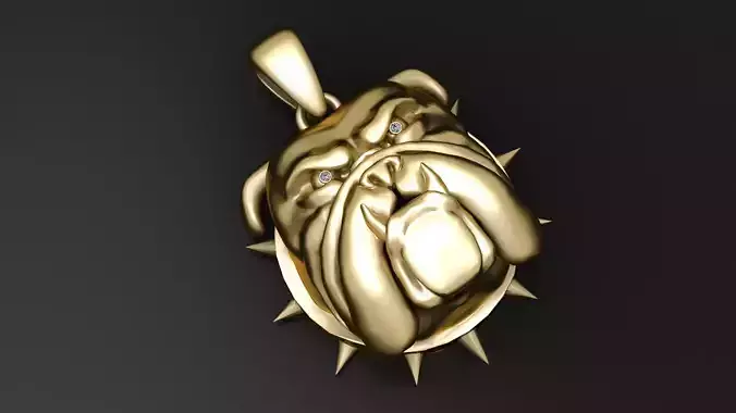 Bulldog Guardian Pendant