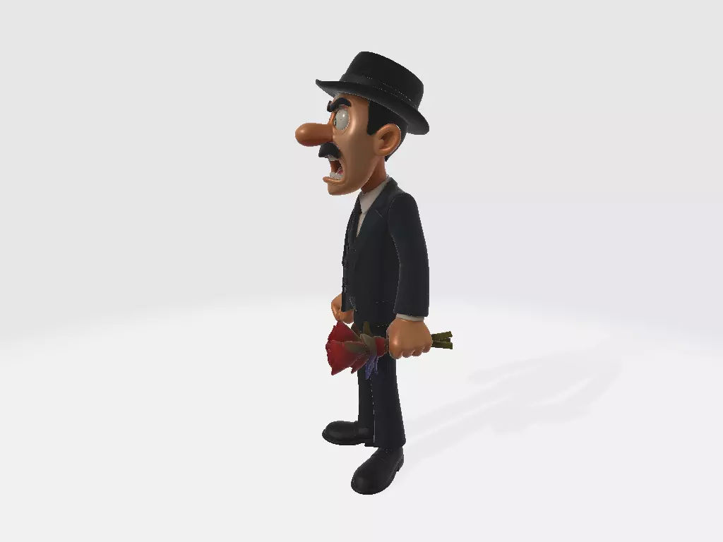 El Chavo del Ocho Cartoon Professor Girafales Model 02 3D print model_1