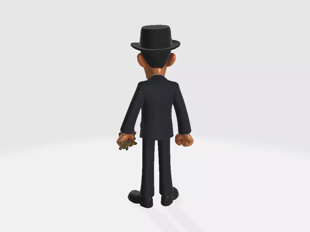 El Chavo del Ocho Cartoon Professor Girafales Model 02 3D print model_2