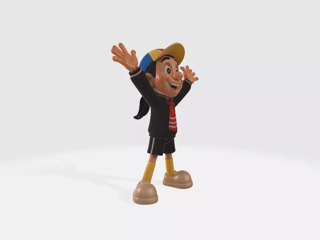 El Chavo del Ocho Cartoon Quico Model 04 3D print model_4