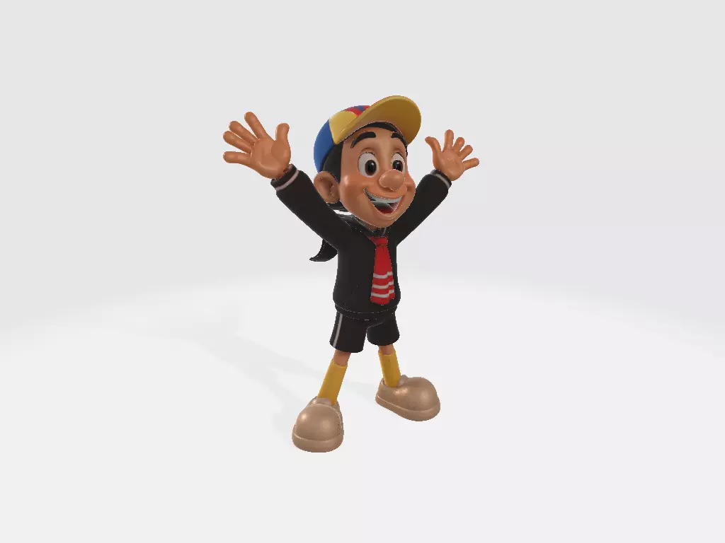El Chavo del Ocho Cartoon Quico Model 04 3D print model_0