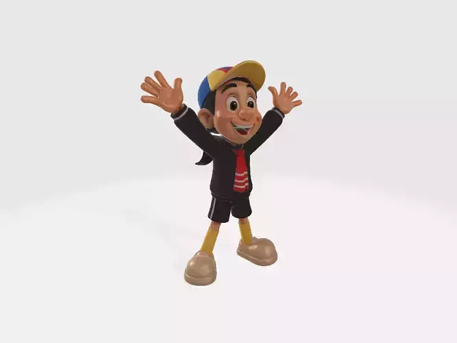 El Chavo del Ocho Cartoon Quico Model 04