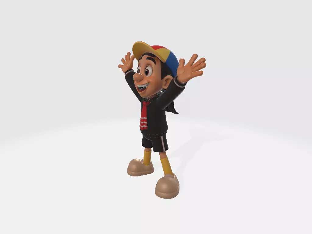 El Chavo del Ocho Cartoon Quico Model 04 3D print model_1