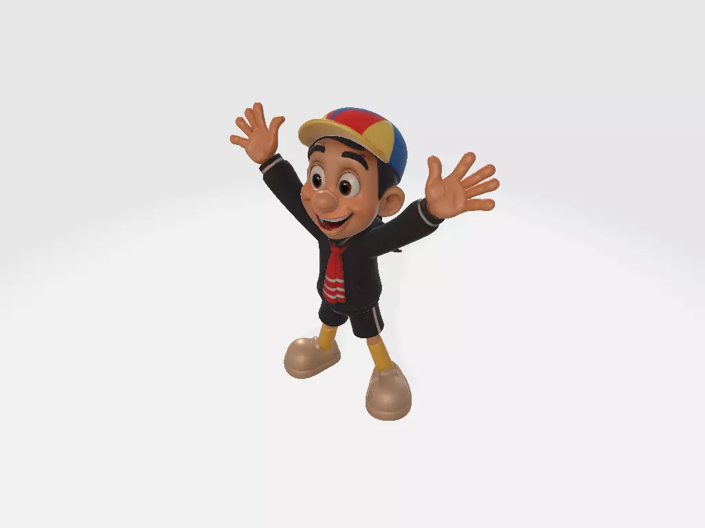 El Chavo del Ocho Cartoon Quico Model 04 3D print model_5
