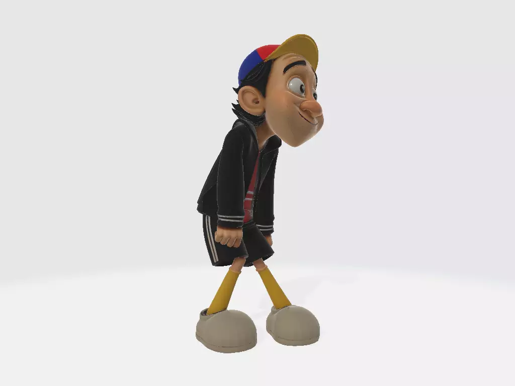 El Chavo del Ocho Cartoon Quico Model 03 3D print model_4