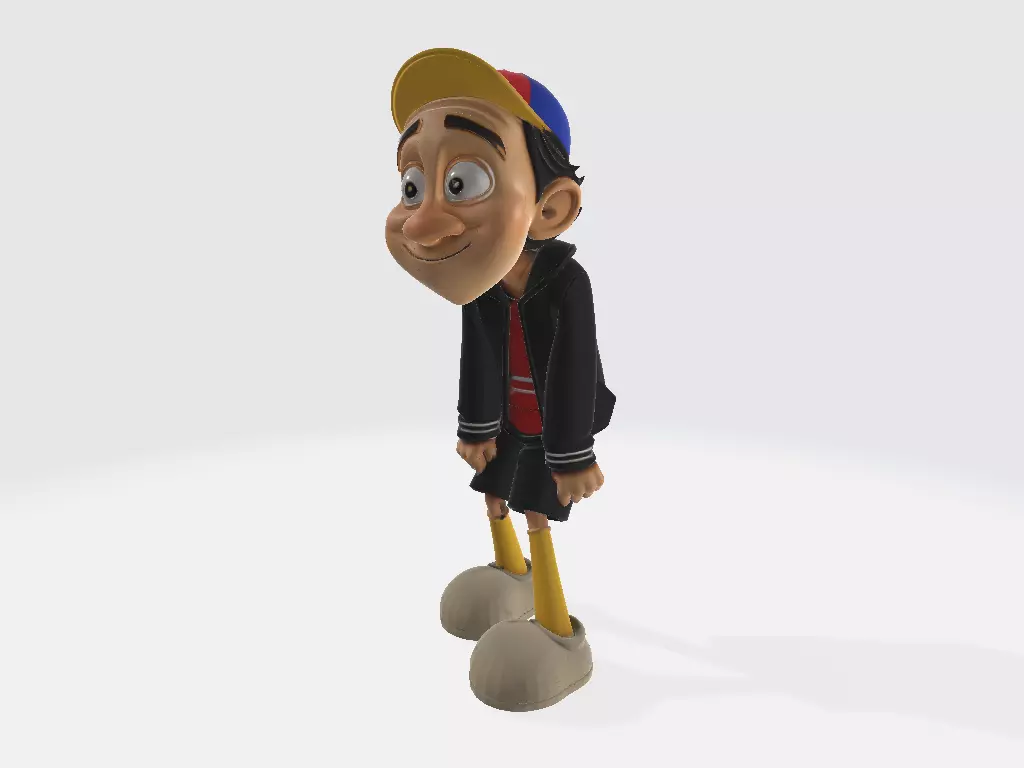 El Chavo del Ocho Cartoon Quico Model 03 3D print model_1