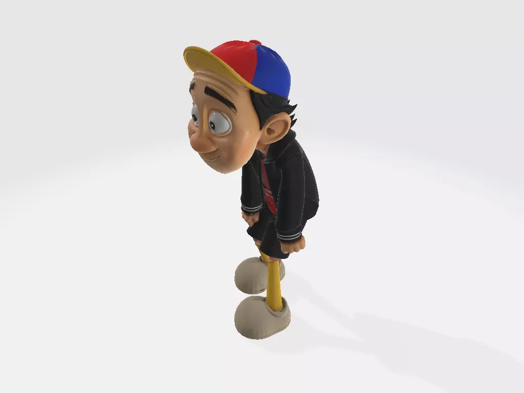 El Chavo del Ocho Cartoon Quico Model 03 3D print model_5