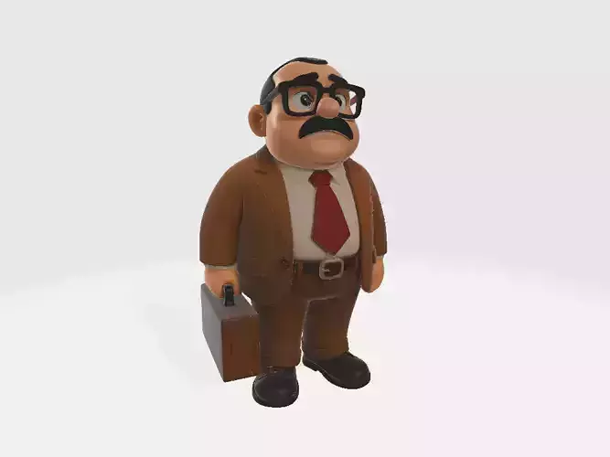 El Chavo del Ocho Cartoon Senor Barriga Model 02