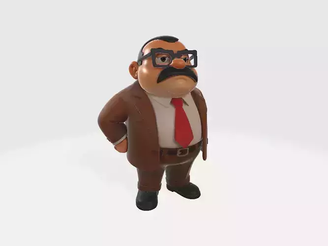 El Chavo del Ocho Cartoon Senor Barriga Model 03