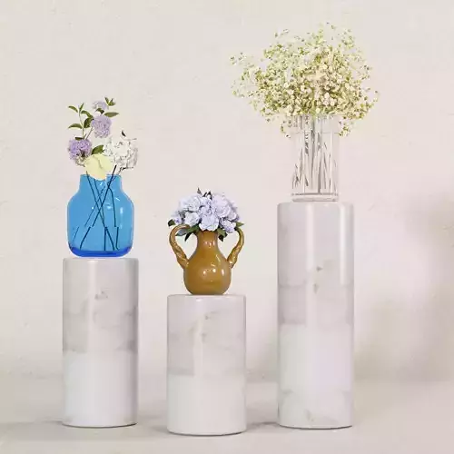 Flower bouquets 07 3D model