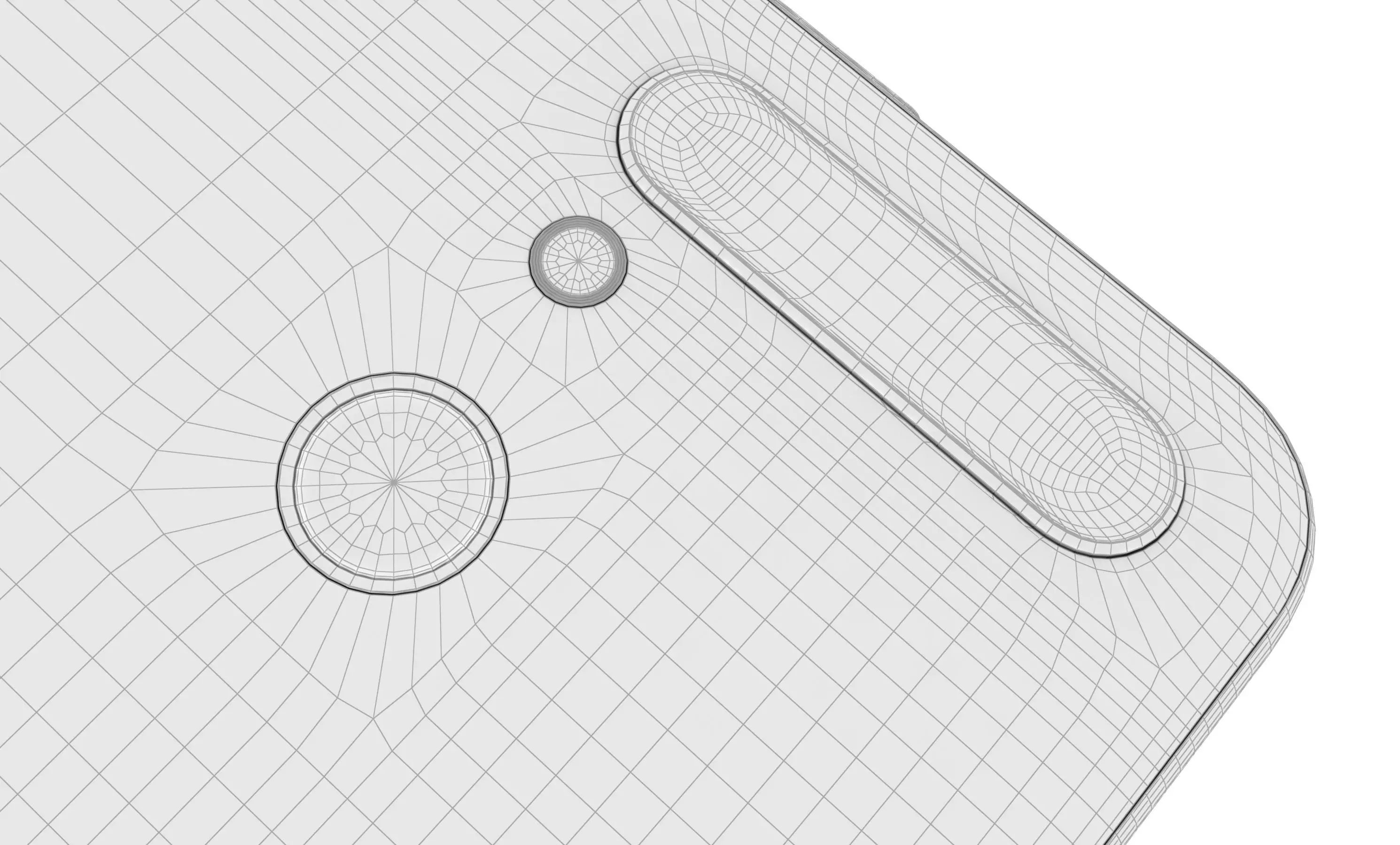 Huawei Nova 5i Red High Poly 3D model_22