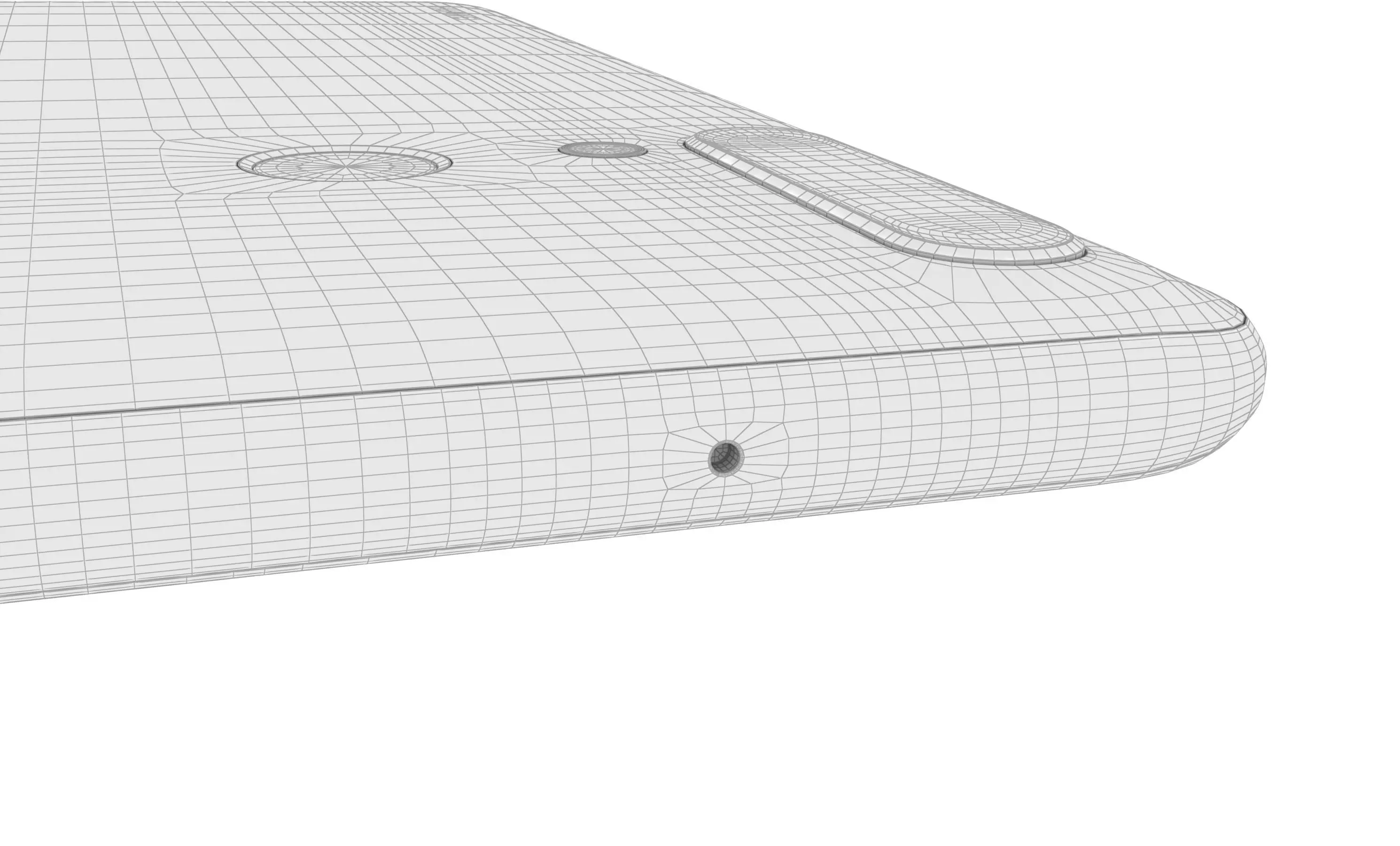 Huawei Nova 5i Red High Poly 3D model_19