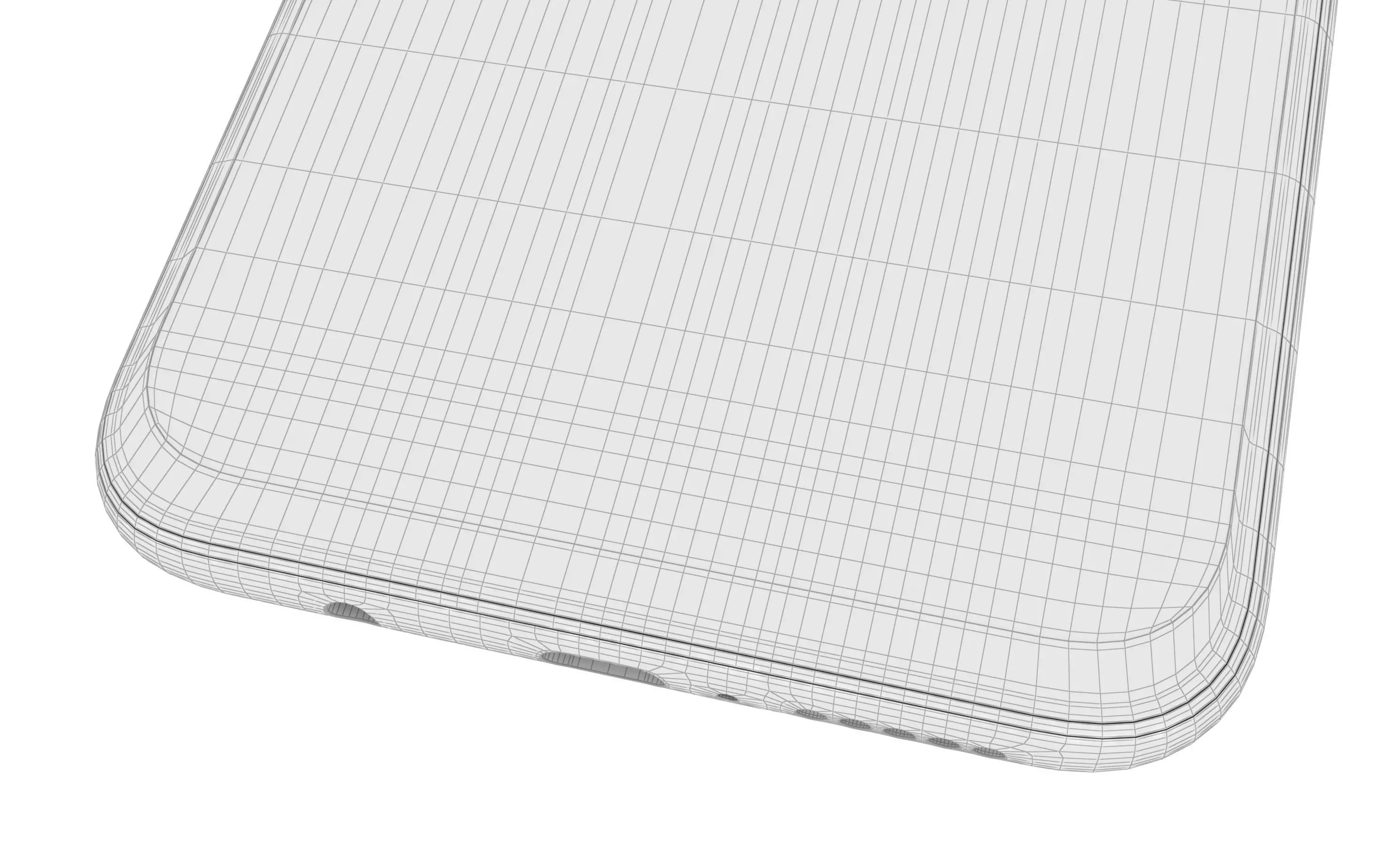 Huawei Nova 5i Red High Poly 3D model_18