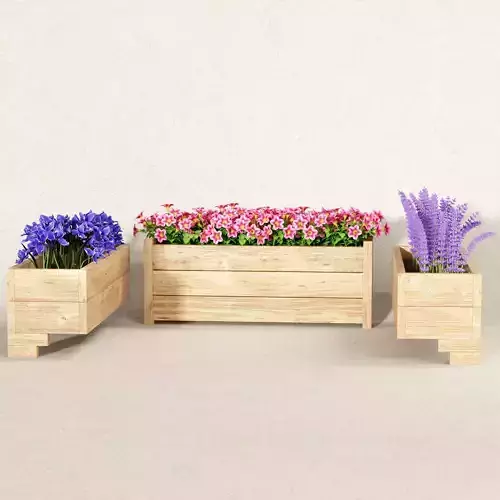 Flower plant set 04