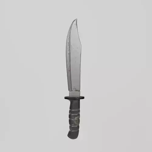 Realistic Hunting Knife  Game Ready PBR 4K Low Poly