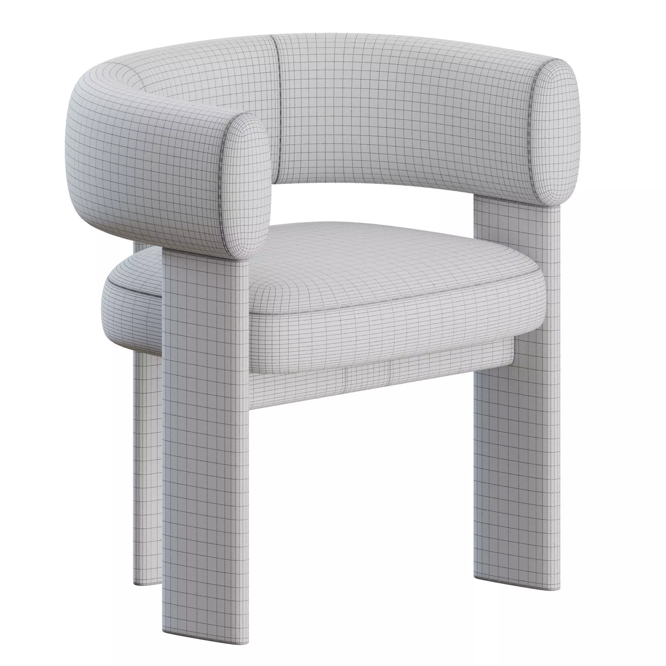 Trine Armchair by Naturedesign 3D model_4