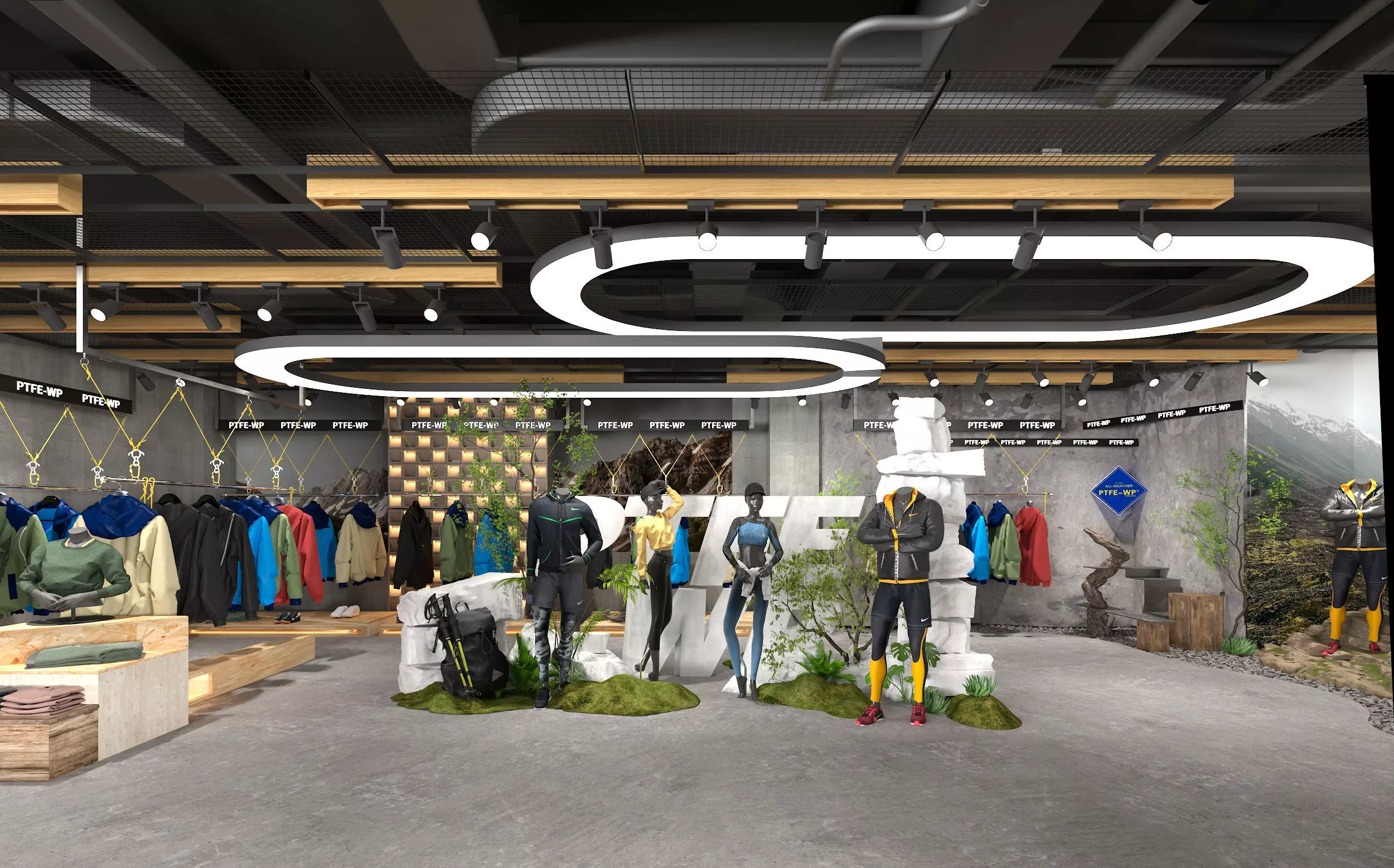 outdoor clothing store 3D model 3D model_0