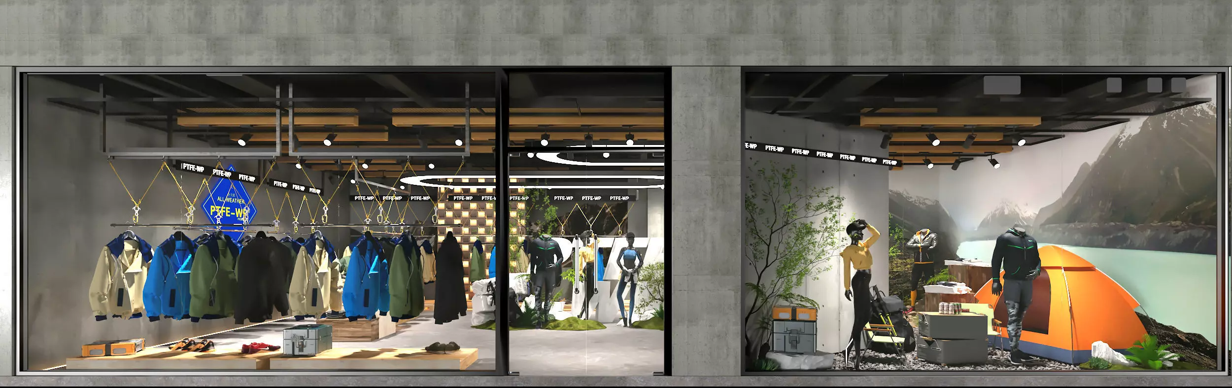 outdoor clothing store 3D model 3D model_1