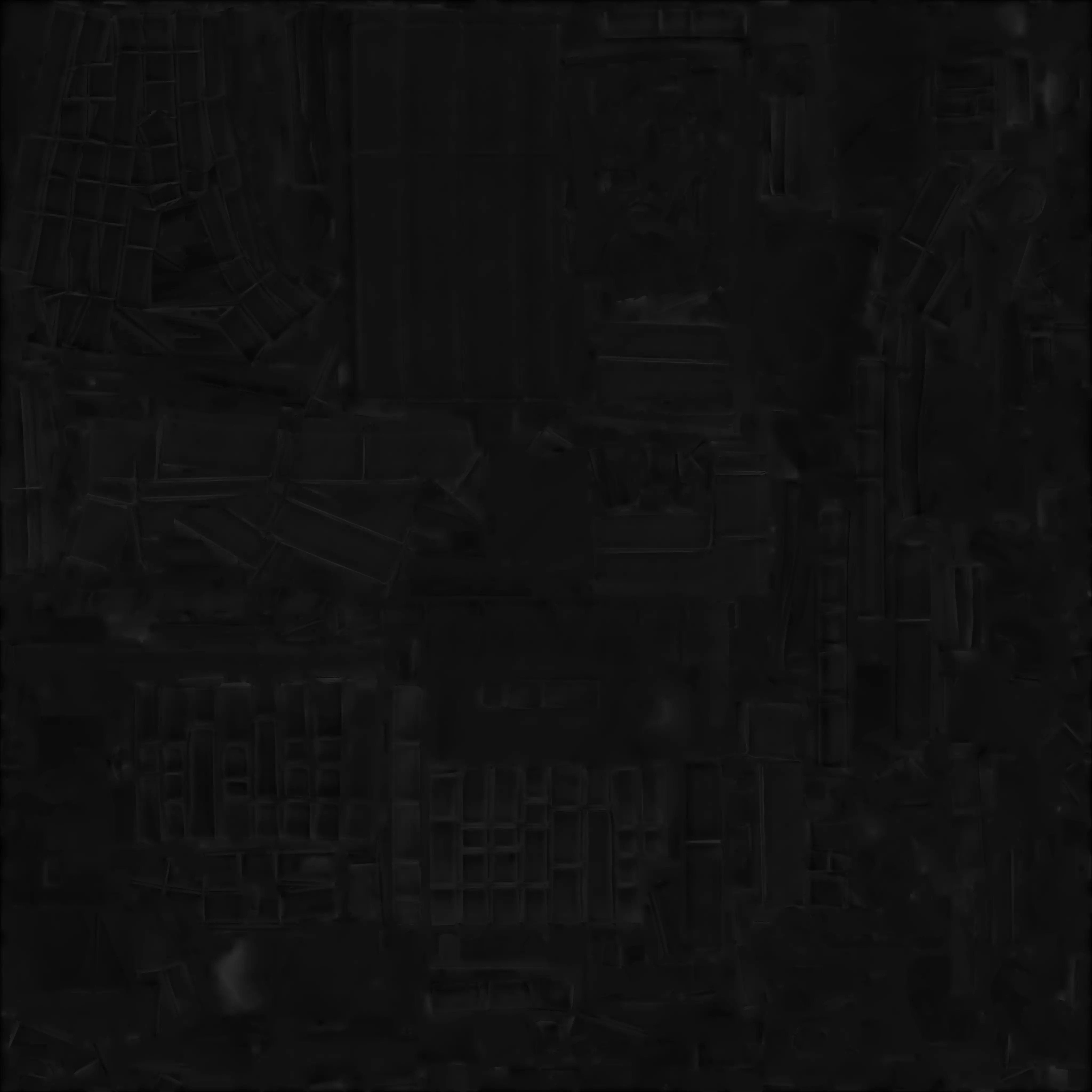 Christmas Fireplace Stockings 3D Model Cozy Holiday Scene Low-poly 3D model_2