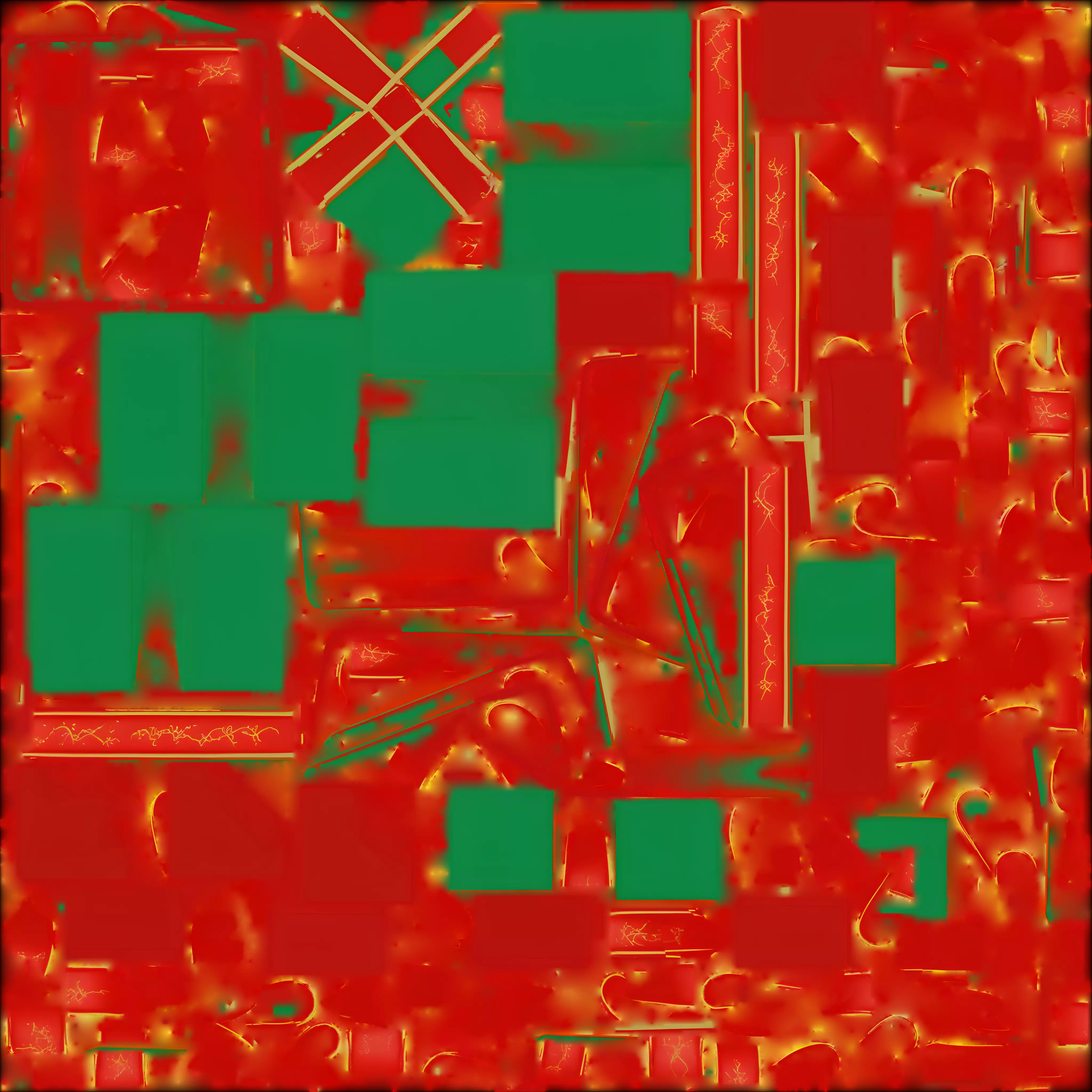 Christmas Gift Box 3D Model Festive Holiday Present Low-poly 3D model_1