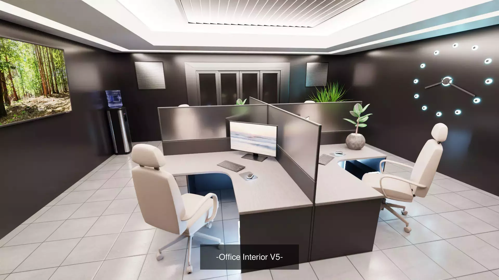 -Office Interiors- 3D Model Collection_6