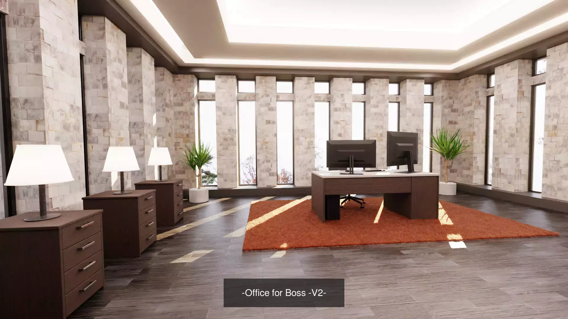 -Office Interiors- 3D Model Collection_3