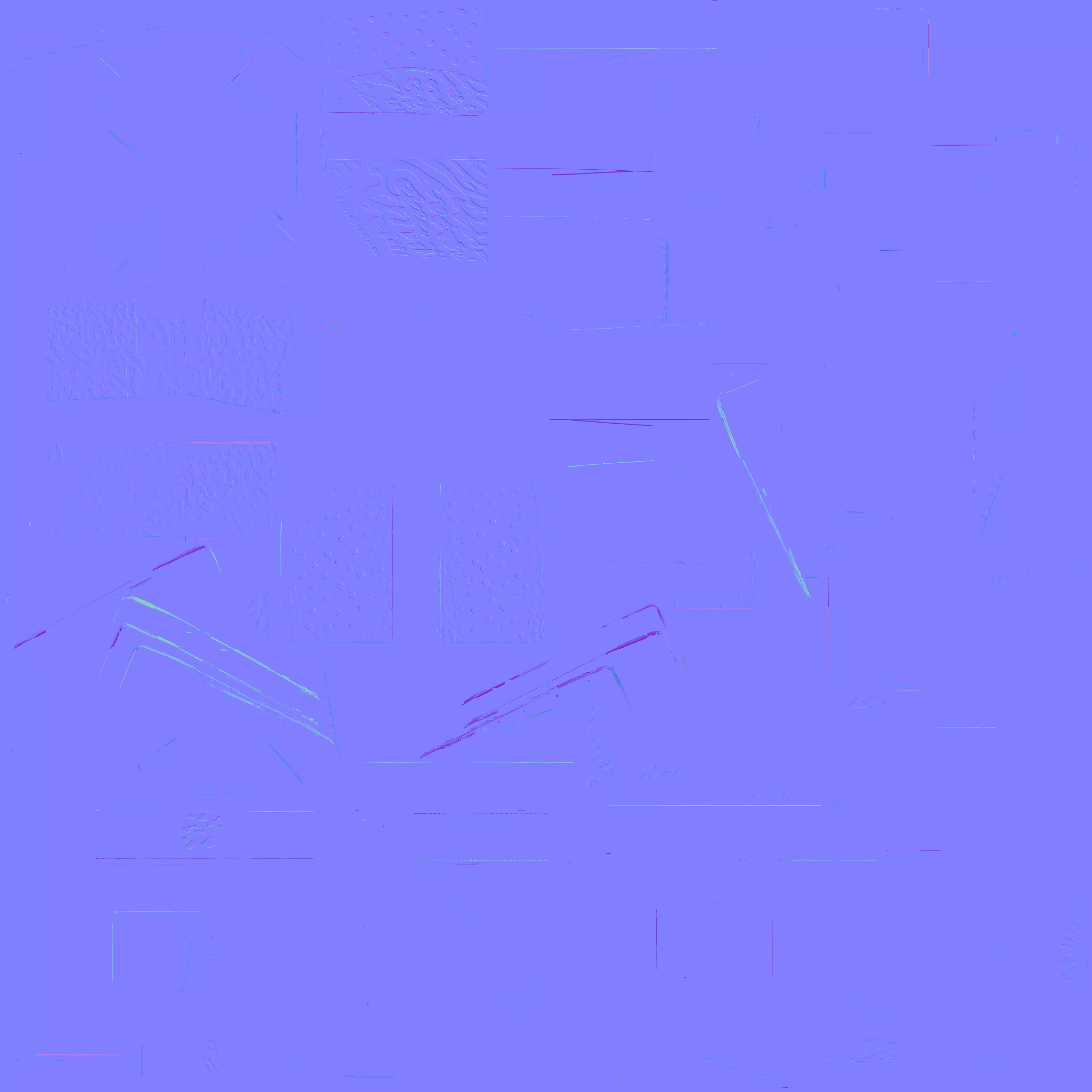 Festive Christmas Gift Box 3D Model Multi Pattern Present Low-poly 3D model_3