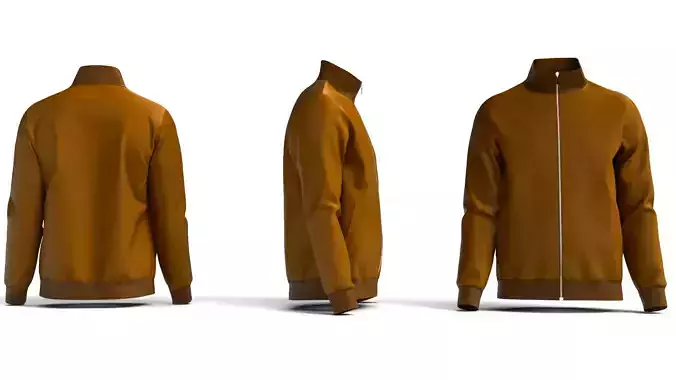 Hugo Boss Mix Match Z Lightweight Track Top In Brown