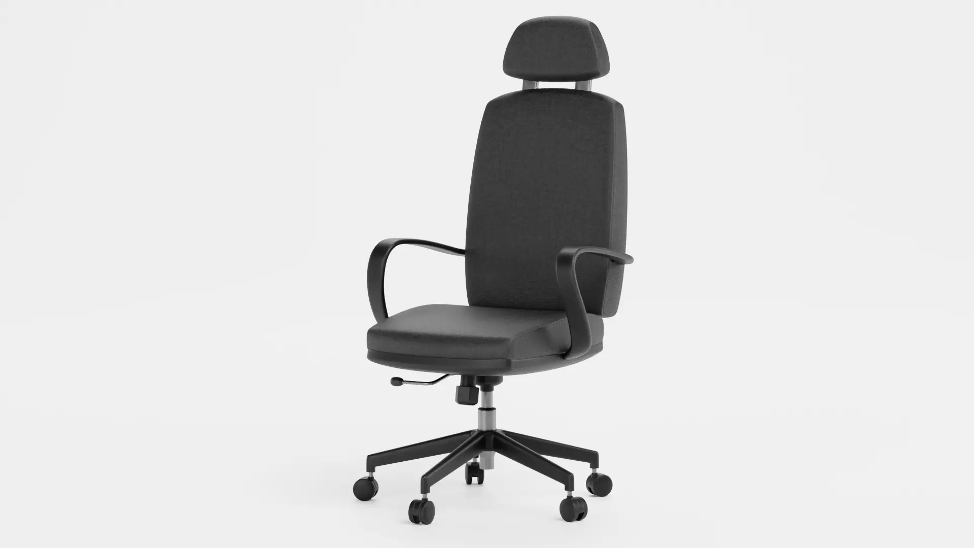 Office Chair V1 - Realistic Workplace Swivel Seating Furniture Low-poly 3D model
