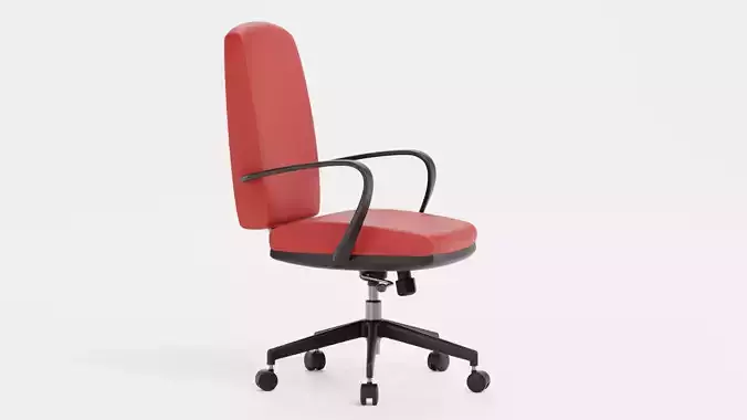 -Office Chair V2- Low-poly 3D model