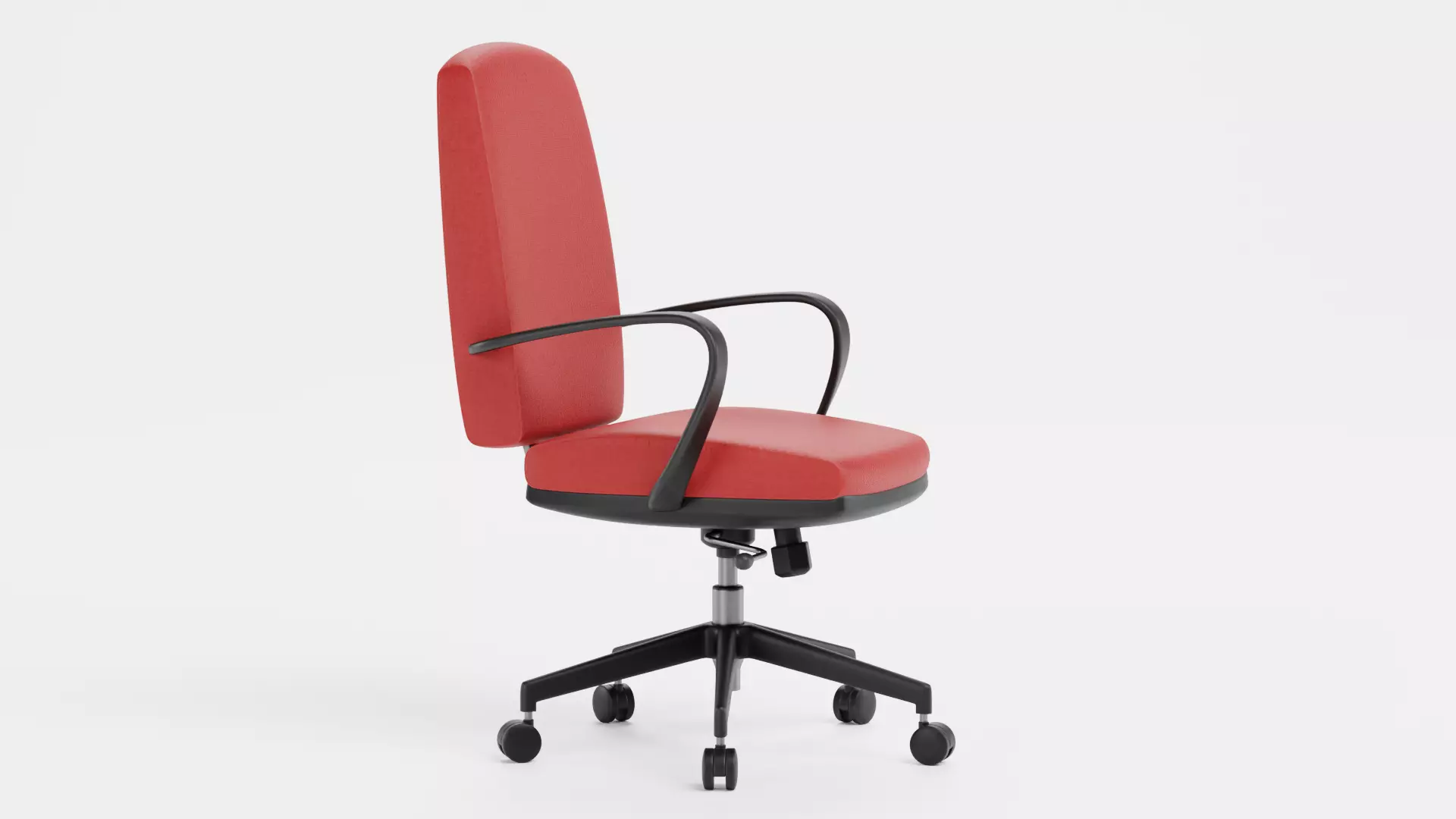 Office Chair V2 - Realistic Workplace Swivel Seating Furniture Low-poly 3D model