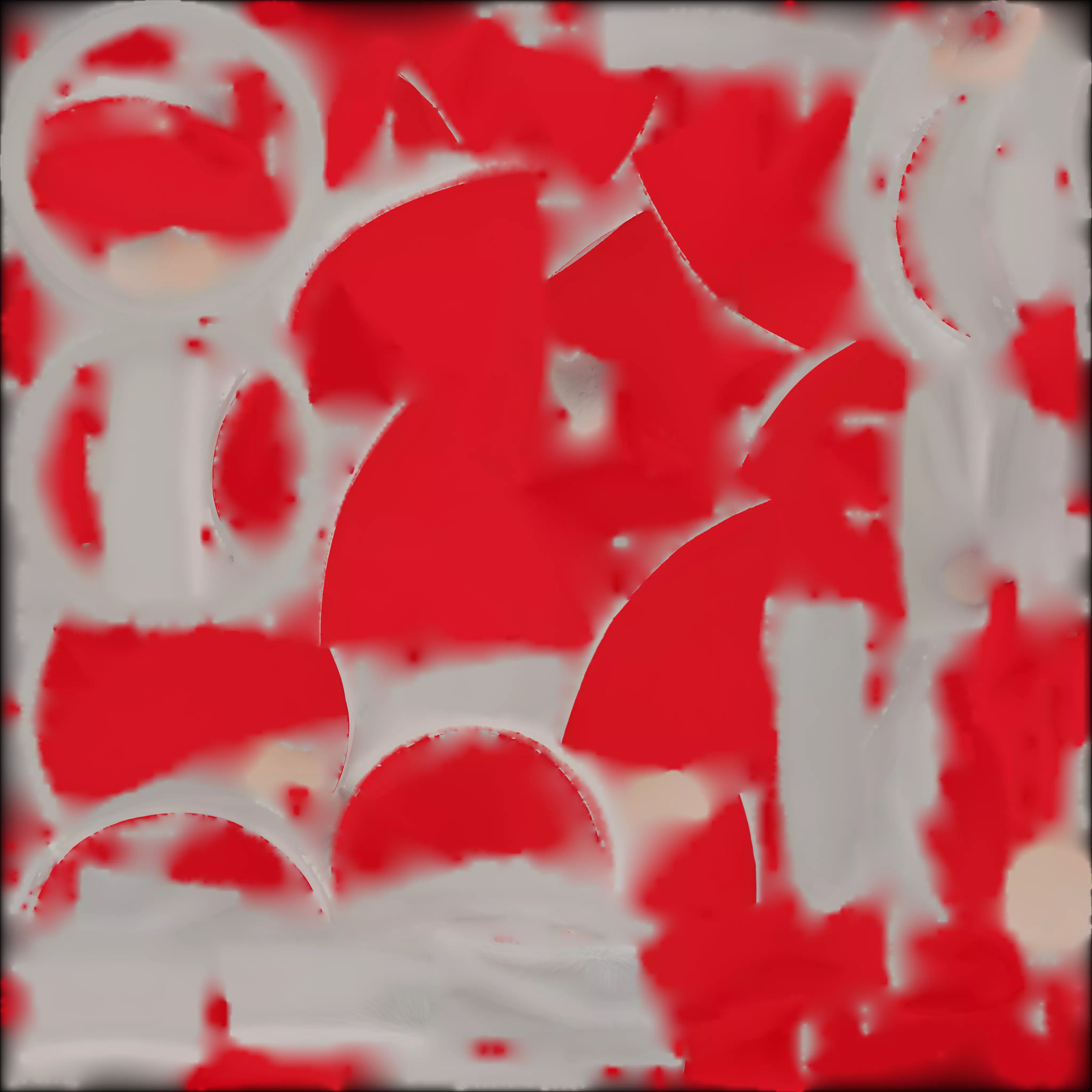 Fluffy Santa Hat 3D Model Classic Christmas Headwear Low-poly 3D model_1