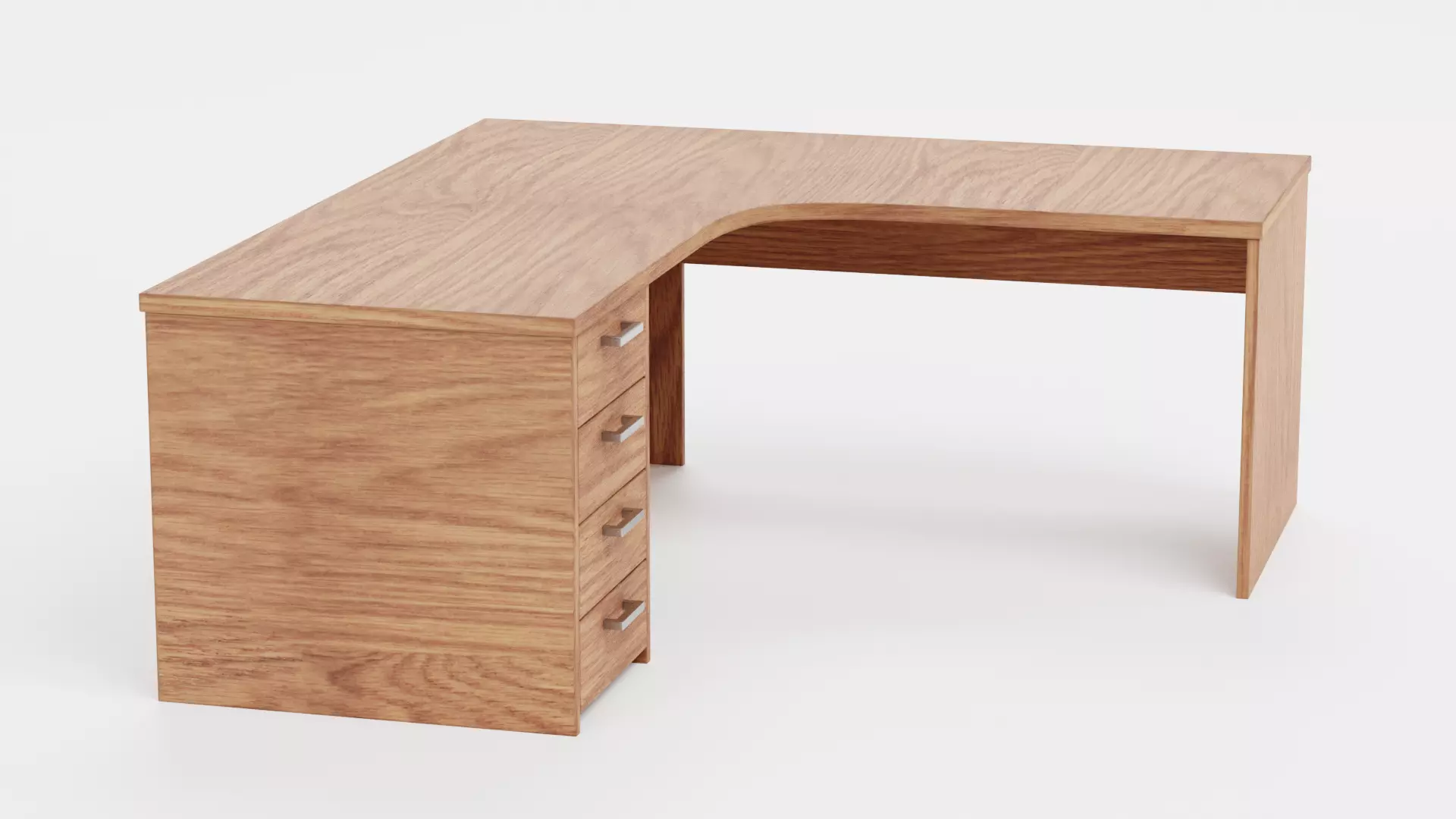 -Office Table V2- Low-poly 3D model_3