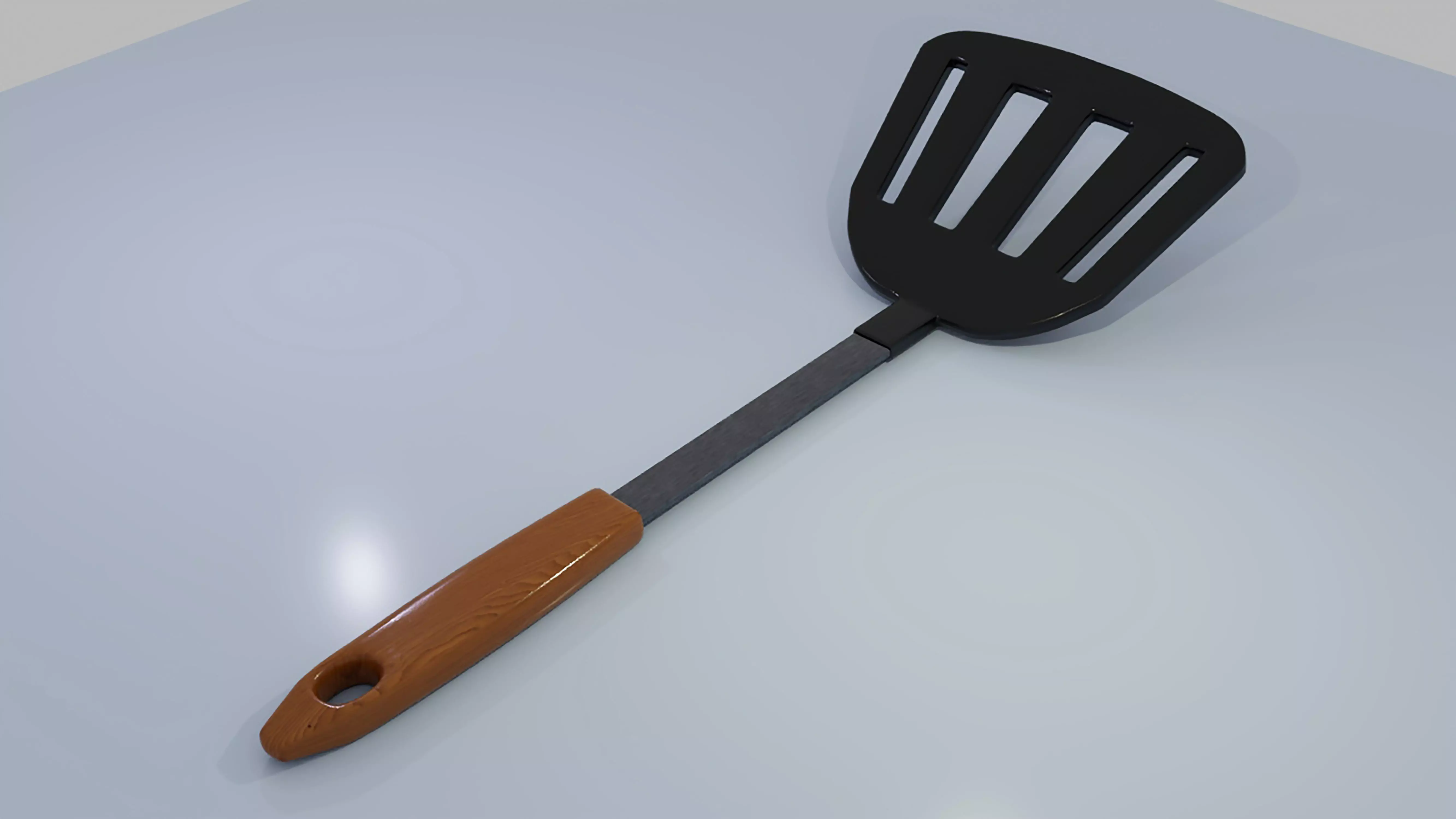 Kitchen Spatula 3D model_0