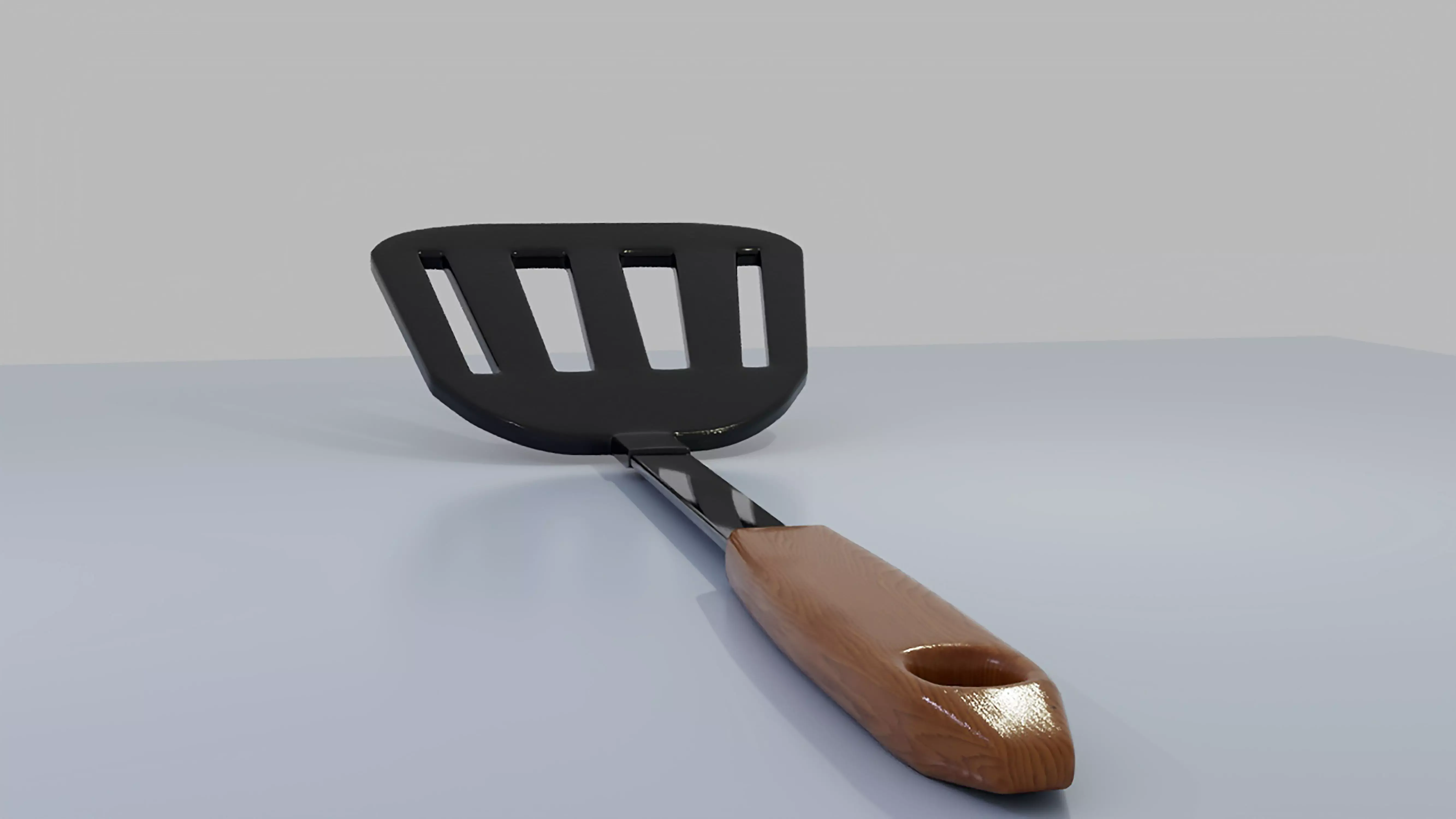 Kitchen Spatula 3D model_1