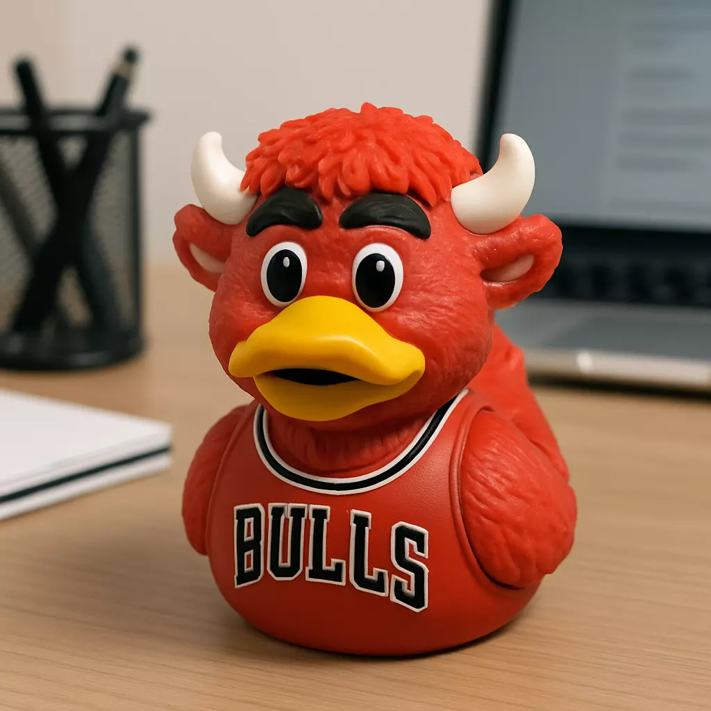 Rubber Duck - Chicago Bulls - NBA - 3D print 3D print model_0
