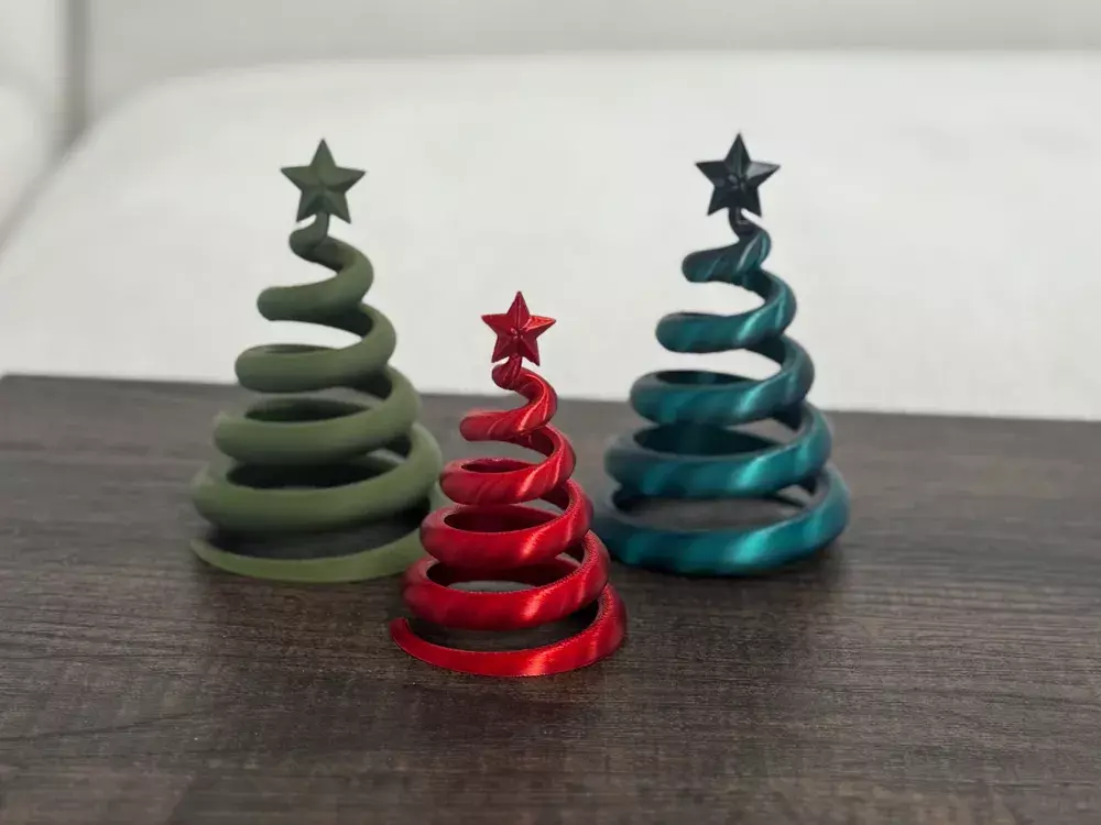 Spiral Christmas Tree 3D 3D print model_0