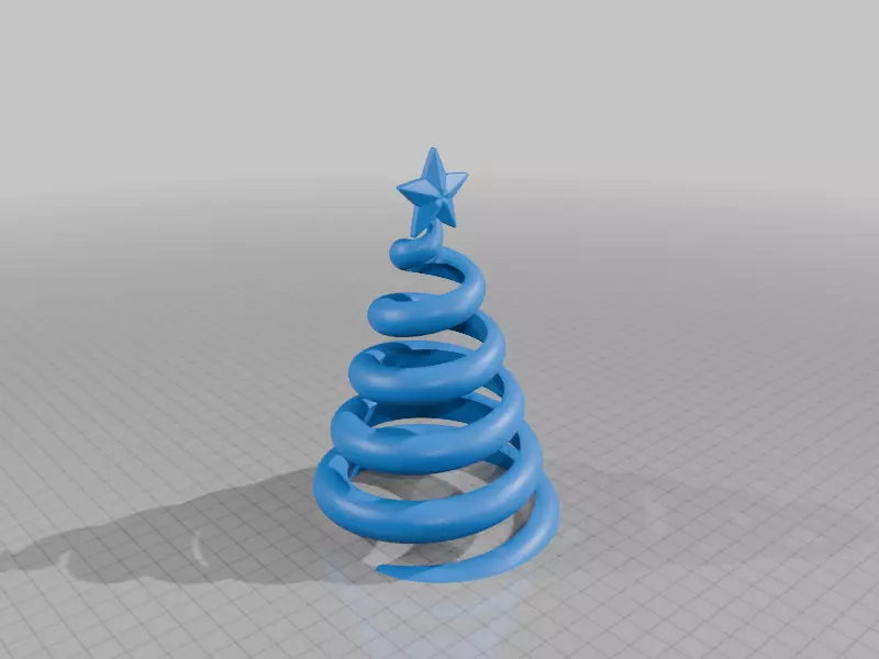 Spiral Christmas Tree 3D 3D print model_2