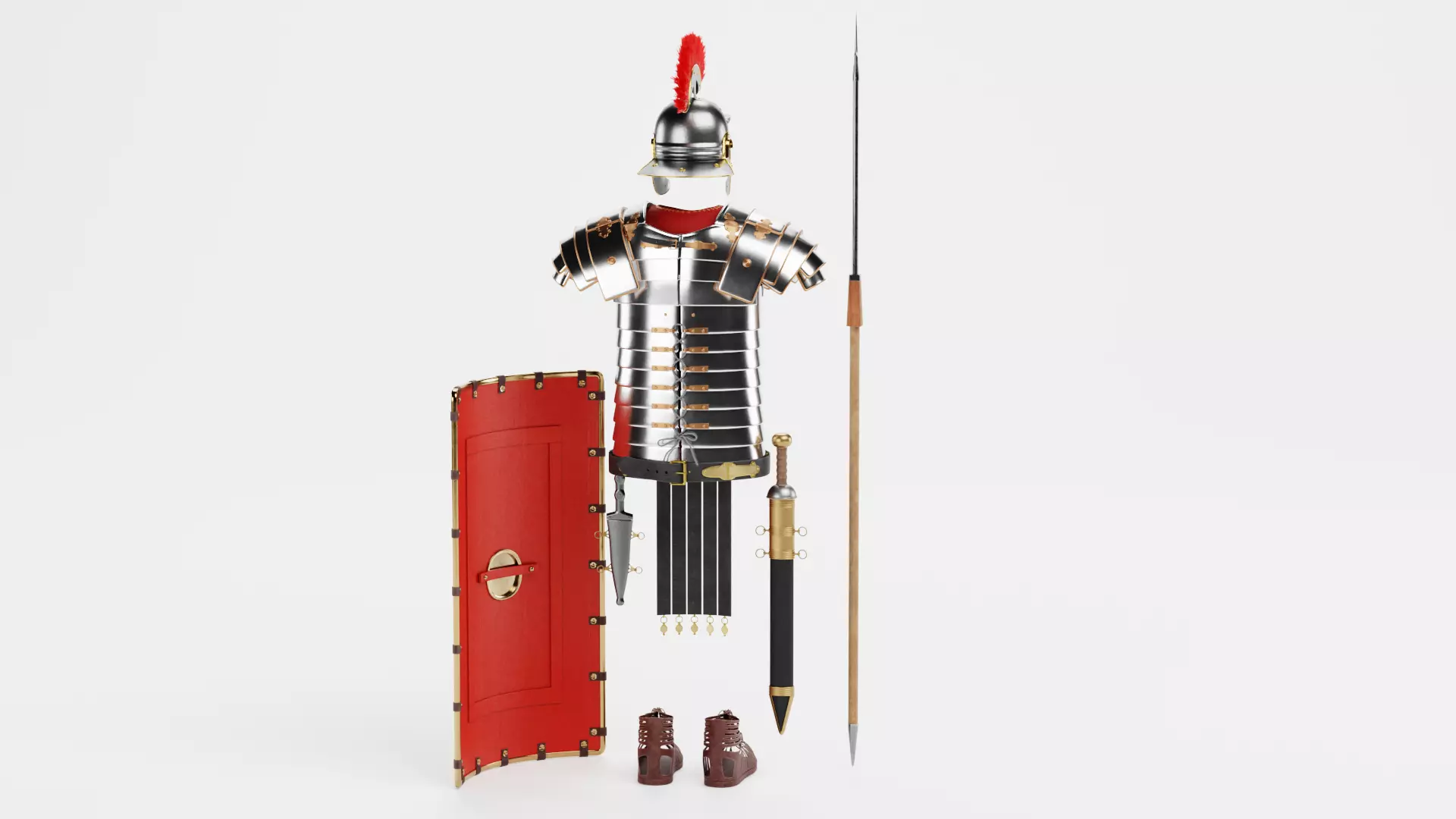 -Roman Armor- 3D model_22