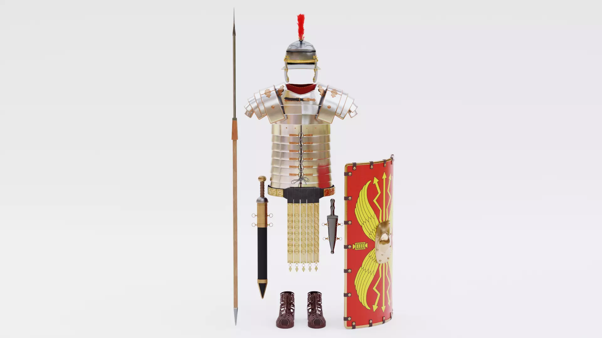 -Roman Armor- 3D model_0