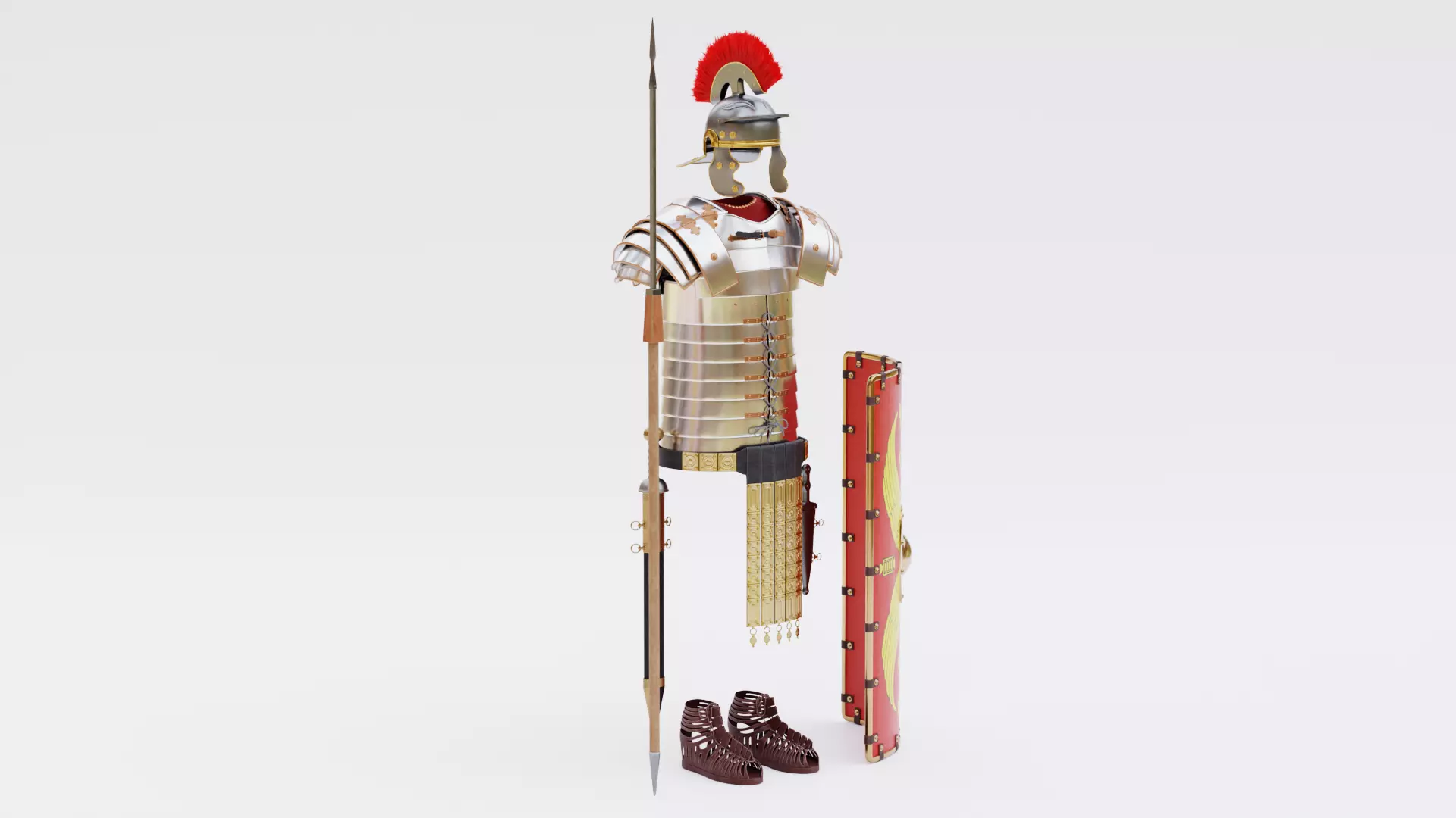 -Roman Armor- 3D model_1
